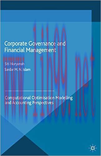 (PDF)Corporate Governance and Financial Management: Computational Optimisation Modelling and Ac...