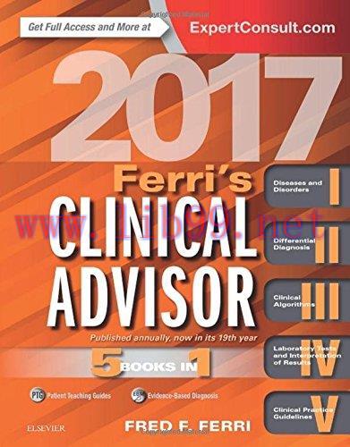 [AME]Ferri's Clinical Advisor 2017: 5 Books in 1 (Ferri's Medical Solutions) (Original PDF)