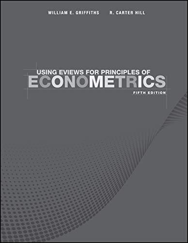 (PDF)Using EViews for Principles of Econometrics, 5th Edition