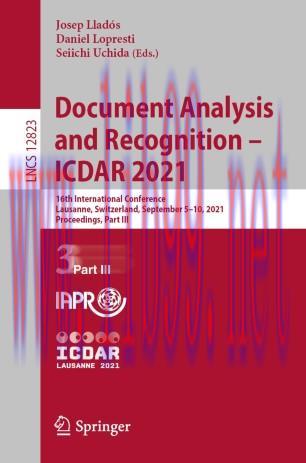 Document Analysis and Recognition &ndash; ICDAR 2021