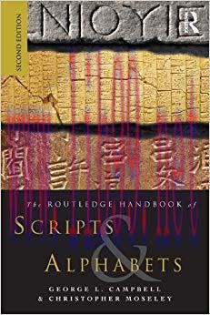 The Routledge Handbook of Scripts and Alphabets 2nd Edition,