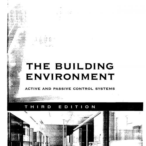 Building Environment Active and Passive Control Systems 3th, The