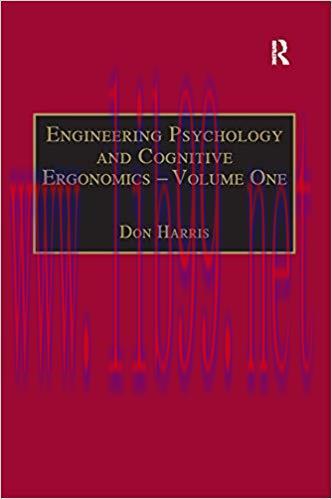 Engineering Psychology and Cognitive Ergonomics: Volume 1: Transportation Systems (Engineering ...