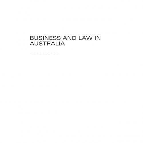 Business and Law in Australia 2nd Edition by Shayne Davenport