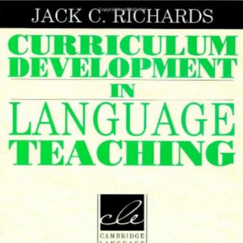 Curriculum Development in Language Teaching (Cambridge Language Education)