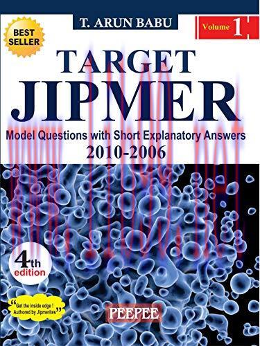 [FOX-Ebook]Target Jipmer Vol-1 (2010-2006), model questions with short explanatory answers