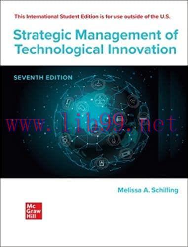 [PDF]Strategic Management of Technological Innovation 7th Edition [Melissa A. Schilling]