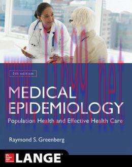 [AME]Medical Epidemiology: Population Health and Effective Health Care, Fifth Edition (ORIGINAL...
