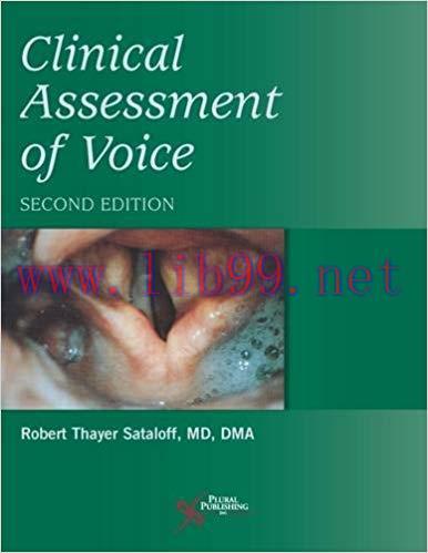 [PDF]Clinical Assessment of Voice, Second Edition
