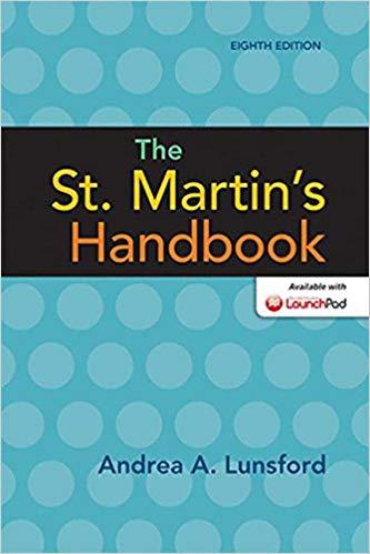The St. Martin&rsquo;s Handbook 8th Edition by Lunsford, Andrea