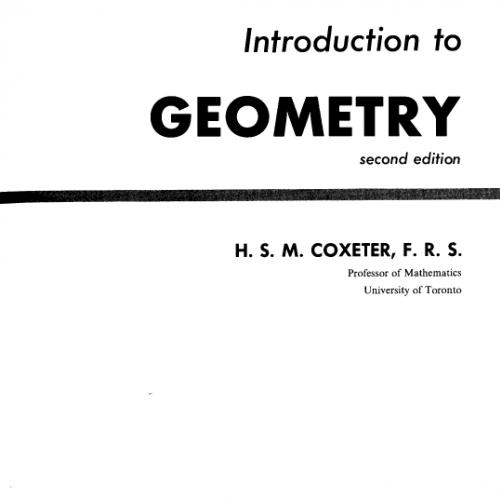 Introduction to Geometry