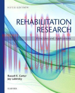 [AME]Rehabilitation Research: Principles and Applications, 5th Edition