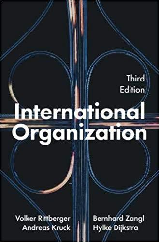 International Organization 3rd Edition [Volker Rittberger]
