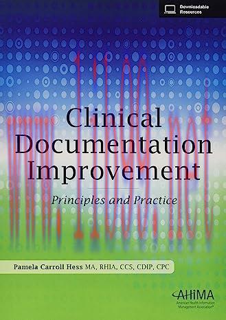 [AME]Clinical Documentation Improvement: Principles and Practice (EPUB)