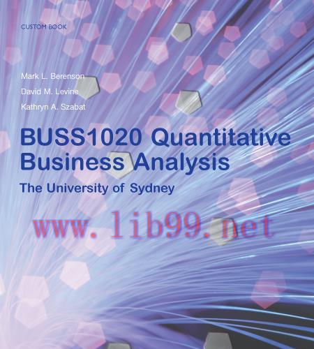 [PDF]Quantitative Business Analysis BUSS1020 (Custom Edition Au Textbook)