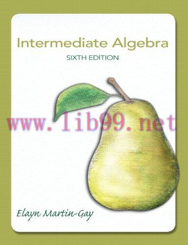 [FOX-Ebook]Intermediate Algebra, 6th Edition