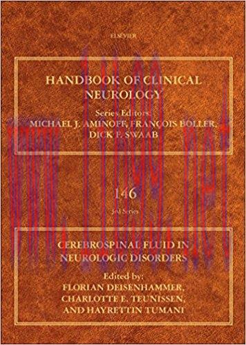 [AME]Cerebrospinal Fluid in Neurologic Disorders, Volume 146 (Handbook of Clinical Neurology) (...
