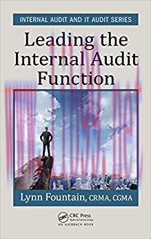 (PDF)Leading the Internal Audit Function (Internal Audit and IT Audit Book 1) 1st Edition