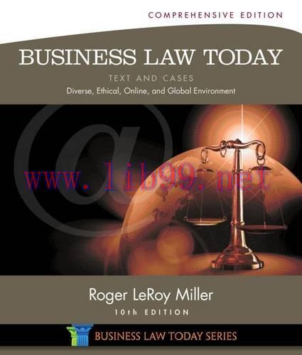[FOX-Ebook]Business Law Today, Comprehensive, 10th Edition