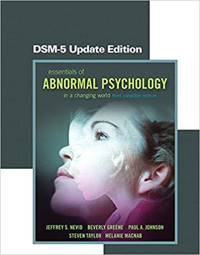 (PDF)Essentials of Abnormal Psychology, Third Canadian Edition by Jeffrey S. Nevid Ph.D