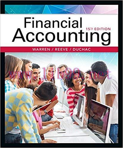 [PDF]Financial Accounting 15e [Carl S. Warren]