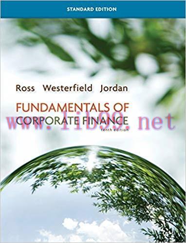 (PDF)Fundamentals of Corporate Finance Standard Edition (McGraw-Hill/Irwin Series in Finance, I...