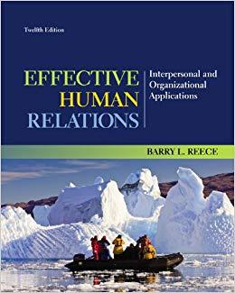 (PDF)Effective Human Relations Interpersonal and Organizational Applications 12th Edition