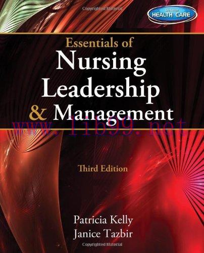 [AME]Essentials of Nursing Leadership & Management, 3rd Edition (Original PDF)