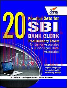 (PDF)20 Practice Sets for SBI Bank Clerk Preliminary Exam for Jr Associates & Jr Agricultural A...