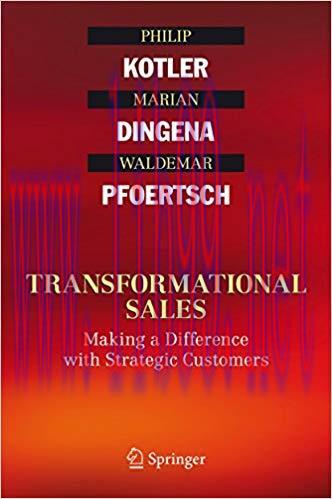 (PDF)Transformational Sales: Making a Difference with Strategic Customers 1st ed. 2016 Edition
