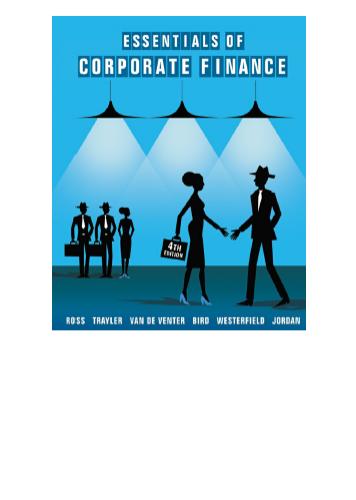 (Solution Manual)Essentials Of Corporate Finance 4th Editor by Stephen A. Ross 澳洲版.zip
