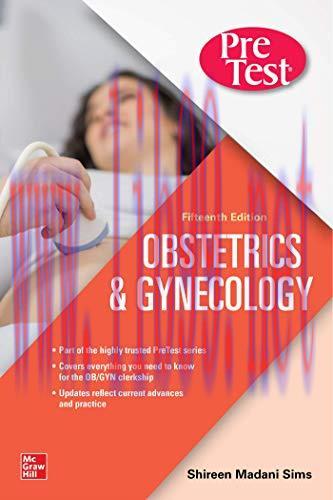 [AME]PreTest Obstetrics & Gynecology, Fifteenth Edition (High Quality PDF)