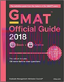 GMAT Official Guide 2018: Book + Online 2nd Edition,