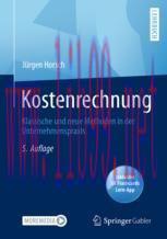 [PDF]Kostenrechnung: Klassische und neue Methoden in der Unternehmenspraxis