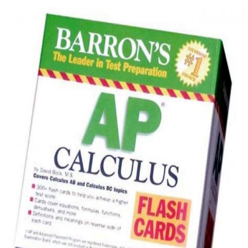 Barron's AP Calculus Flash Cards. Covers Calculus AB and BC topics