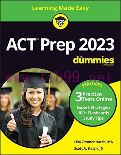 [FOX-Ebook]ACT Prep 2023 For Dummies with Online Practice, 9th Edition