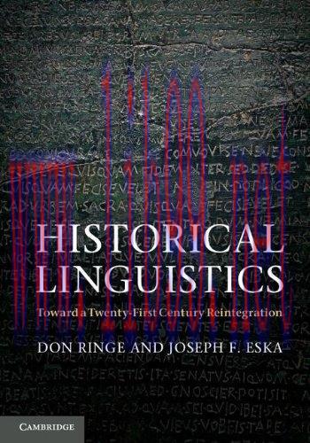 [FOX-Ebook]Historical Linguistics: Toward a Twenty-First Century Reintegration