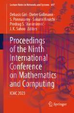 [PDF]Proceedings of the Ninth International Conference on Mathematics and Computing: ICMC 2023