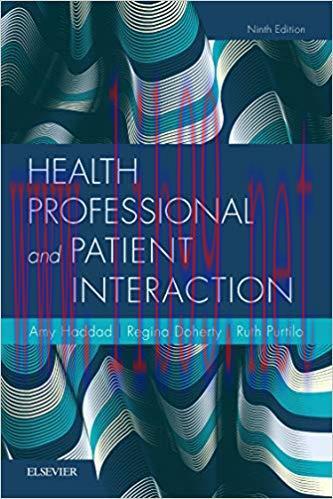 [PDF]Health Professional and Patient Interaction 9th Edition