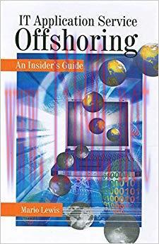 (PDF)IT Application Service Offshoring: An Insider&rsquo;s Guide (Response Books) 1st Edition