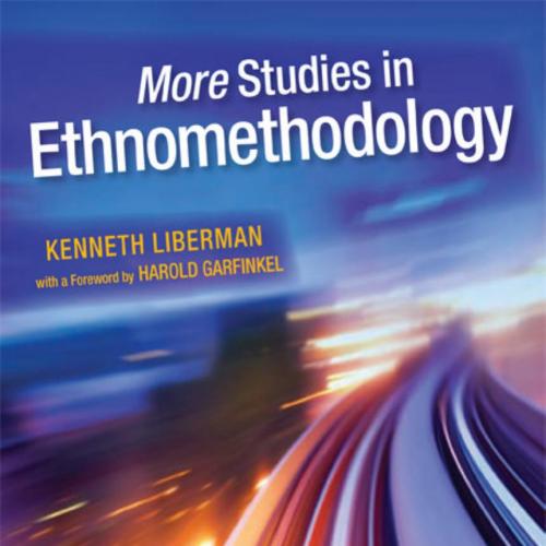 More Studies in Ethnomethodology (Series in the Philosophy of the Social Sciences)
