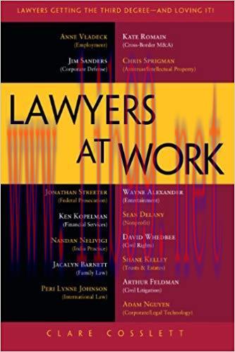 (PDF)Lawyers at Work 1st ed. Edition