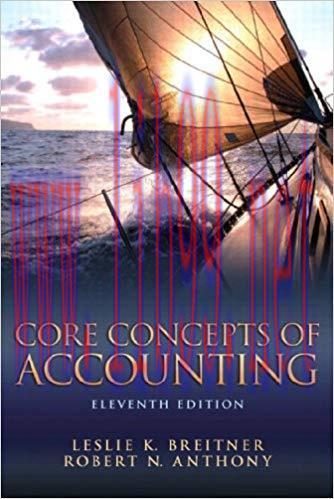(PDF)Core Concepts of Accounting 11th Edition