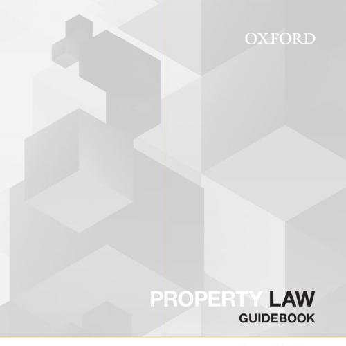 Property Law Guidebook 2nd Edition - Davies, Chris;