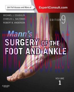 [AME]Mann's Surgery of the Foot and Ankle, 2-Volume Set, 9th Edition (Original PDF)