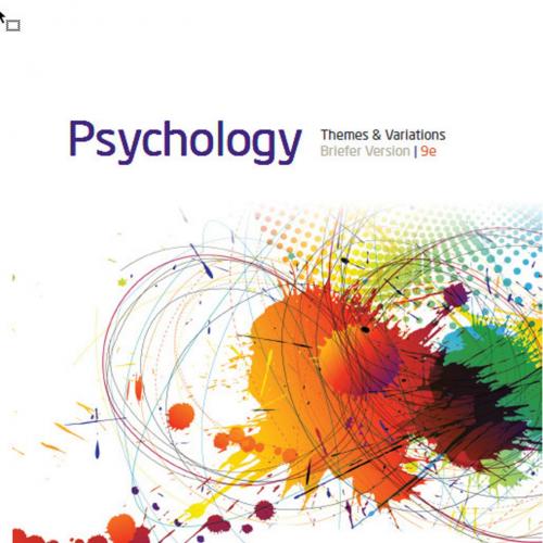Psychology Themes and Variations, 9th Briefer Version