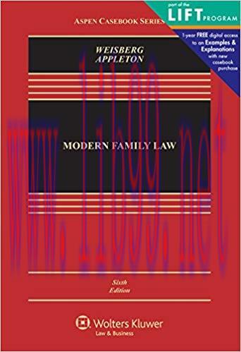 [EPUB]Modern Family Law - Cases and Materials 6e