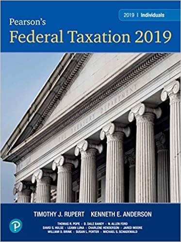 (TB)Pearson's Federal Taxation 2019 Individuals 23th.zip