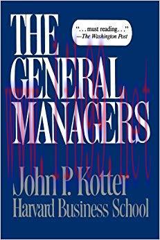 (PDF)General Managers 1st Edition