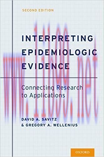 (PDF)Interpreting Epidemiologic Evidence: Connecting Research to Applications